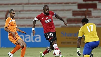 Grafite, in action against Ajman last season, thinks Al Ahli are set for major success this season. Hasan Alraesi / Al Ittihad