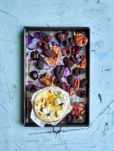 Festive baked brie with spiced berries. Sukaina Rajabali / Image Amy Kinnear / food styling
