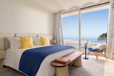 Spanish designer Patricia Urquiola unveiled five new suites such as this Suite MarioRita #3. Photo: Jumeirah