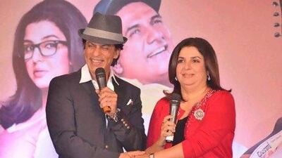Shah Rukh Khan and Farah Khan. IANS