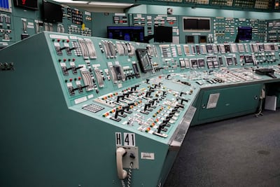 The control room at the former Three Mile Island Nuclear power plant during a tour by Constellation Energy in Londonderry Township, Pennsylvania in June 2025. Reuters