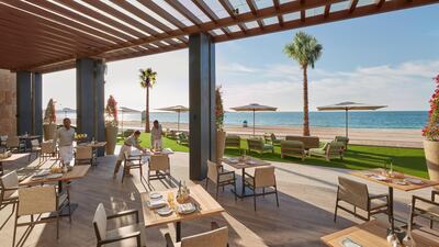 The Bay Restaurant at the hotel. Courtesy Mandarin Oriental