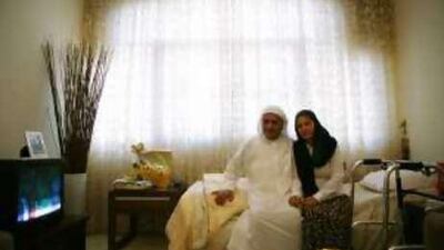 Hassan Ibrahim Hassan and his daughter Roya are bidoons, people without a nationality, living in the UAE.