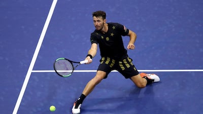 Juan Ignacio Londero of Argentina returns a shot. AFP