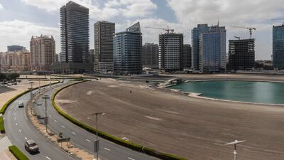 A view of Sports City