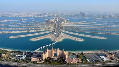 Dubai's Palm Jumeirah today is a famous part of the emirate's coast. Reuters