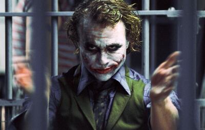 Heath Ledger as The Joker in 'The Dark Knight.' AP