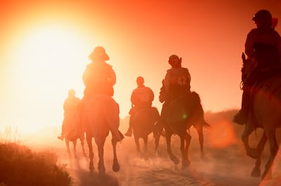 Centred at Ghantoot Racing Club, the race drew 162 riders from 37 countries. Getty Images