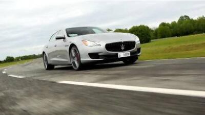 The Maserati Quattroporte V6. Photo courtesy Maserati