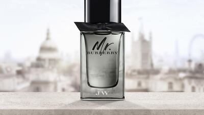 Mr. Burberry perfume. Courtesy Burberry
