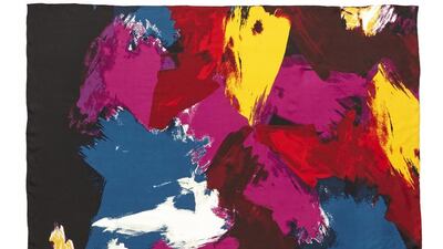 Diane von Furstenberg scarf, Dh595. Courtesy Diane von Furstenberg