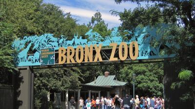 The entrance to New York's Bronx Zoo. Photo Bronx Zoo