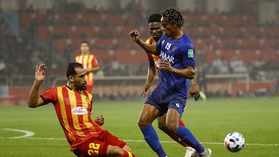 Esperance Sportive de Tunis' Sameh Derbali in action. Reuters