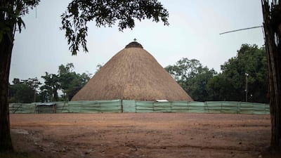 One of the buildings in the Kasubi Royal Tombs.