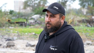 Hussein Saleh says he has not been able to cry since the Israeli bombing that killed his wife and daughter. Photo: Abdu Abdulghafour