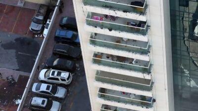 Damaged homes of the Tamweel tower in Jumeirah Lakes Towers in Dubai. Fire broke out in the Tamweel Tower around 2am on Sunday. Pawan Singh / The National