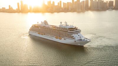 The cruise is scheduled to finish its journey in New York on June 1, 2027