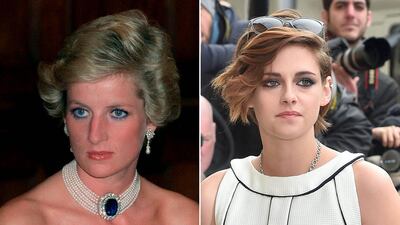 'Twilight' actress, Kristen Stewart (right), has been cast to play the late Princess Diana. EPA / Getty Images