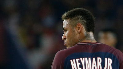 Neymar's world record €222m move from Barcelona to Paris Saint-Germain played a big role in the Primera Liga's collective profit. Geoffroy Van Der Hasselt / AFP