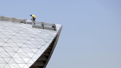 The futuristic library of Masdar Institute of Science and Technology, Abu Dhabi. Nicole Hill / The National