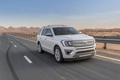 The 2018 Ford Expedition in Ras Al Khaimah. Ford
