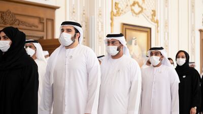 Adnoc Group staff at the Sea Palace. Mohamed Al Hammadi / Ministry of Presidential Affairs