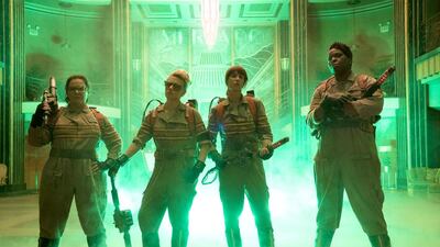 Melissa McCarthy, Kate McKinnon, Kristen Wiig and Leslie Jones in Ghostbusters, which was a financial flop. Hopper Stone, SMPSP / CTMG, Inc