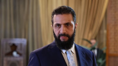 Syrian President Ahmad Al Shara. Getty Images