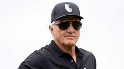 Greg Norman has been CEO if LIV Golf since 2021 and helped spearhead the new series that attracted several big-name players. AP