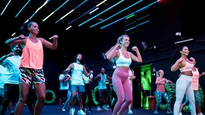 There is a zumba-style dance class on offer. Photo: Junk