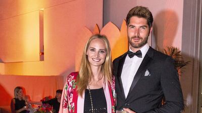 Lauren Santo Domingo and Nick Bateman