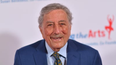 Award-winning singer Tony Bennett, 94, announced on Twitter: 'I received the first dose of the Covid 19 vaccination this week and am doing fine and encourage you to do the same.' AFP