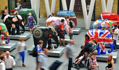 Global Social Enterprise, Elephant Parade, raises money and awareness for elephant conservation projects around the world. Courtesy Elephant Parade