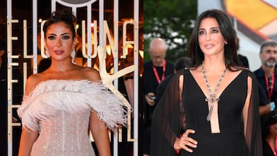 The Arabic remake stars Egyptian actress Mona Zaki, left, and award-winning Lebanese actress Nadine Labaki. AFP / AP