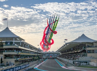 Yas Marina Circuit hosts the Abu Dhabi Grand Prix. Victor Besa / The National