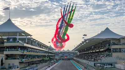 The Abu Dhabi Grand Prix at Yas Marina Circuit has been the F1 season-finale since 2014. Victor Besa / The National