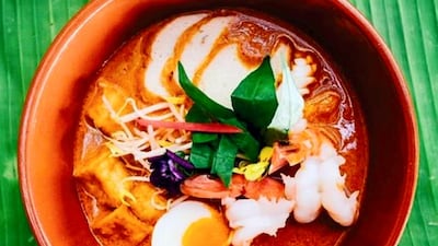 Curry laksa at Sui Mui in The West Mina Seyahi Dubai. Courtesy Instagram