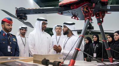 Sheikh Mohammed tours UMEX 2018.