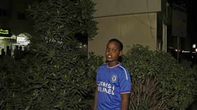 The parents of Faisal Hansh, 12, from Sudan, need your help to pay for a second operation to prevent their son from losing his eyesight. Jeffrey E Biteng / The National