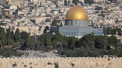The Al Aqsa Mosque compound in East Jerusalem. Getty Images