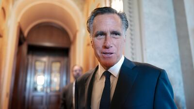 Mitt Romney said that he would be in his mid-80s at the end of another six-year term in the Senate. AP