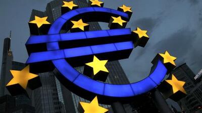 Is the euro zone on the brink of collapse? (Photo by Ralph Orlowski/Getty Images)