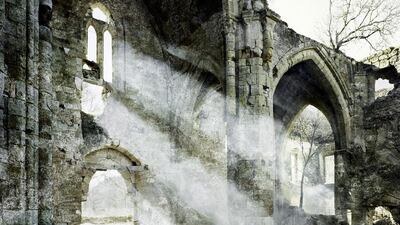 A photograph of the Monastery of Bonaval in Guadalajara, Spain by Fernando Manso. Courtesy of the artist