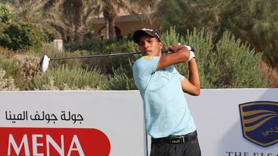 Morocco's Ahmed Marjan is one shot off the joint leaders of the Golf Citizen Classic at the Els Club Dubai. Courtesy Mena Golf Tour