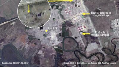 The new Amnesty report, ‘Remaking Rakhine State’, uses satellite imagery and interviews to point to a rapid increase in military infrastructure and other construction since the start of the year. AMNESTY