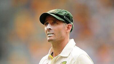 Michael Hussey had every reason to continue but he did not. Matt Roberts / Getty Images