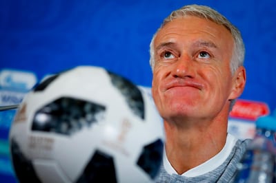 French manager Didier Deschamps was part of the France side that won the 1998 World Cup. Diego Azubel / EPA