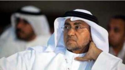 Omar Bamadhaf at the Emiratisation Forum at the Fairmont Hotel yesterday.