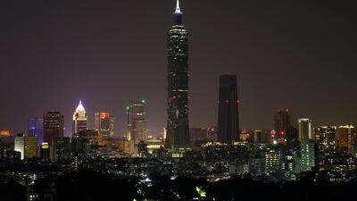 Taipei 101 with lights-off during the Earth Hour in Taipei, Taiwan. Ritchie B Tongo / EPA