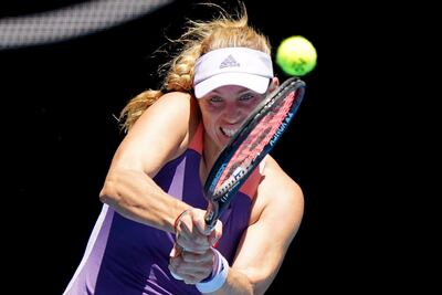 Angelique Kerber beat Italian Camila Giorgi 6-2, 6-7, 6-3 on Saturday. EPA